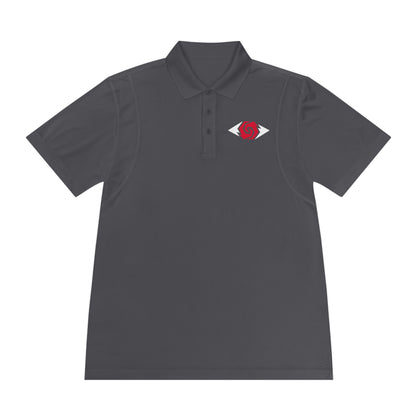 Illuminati -  White/Ruby Polo Shirt (Embroidery)