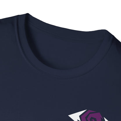 Illuminati - White/Amethyst Eye Logo Tee