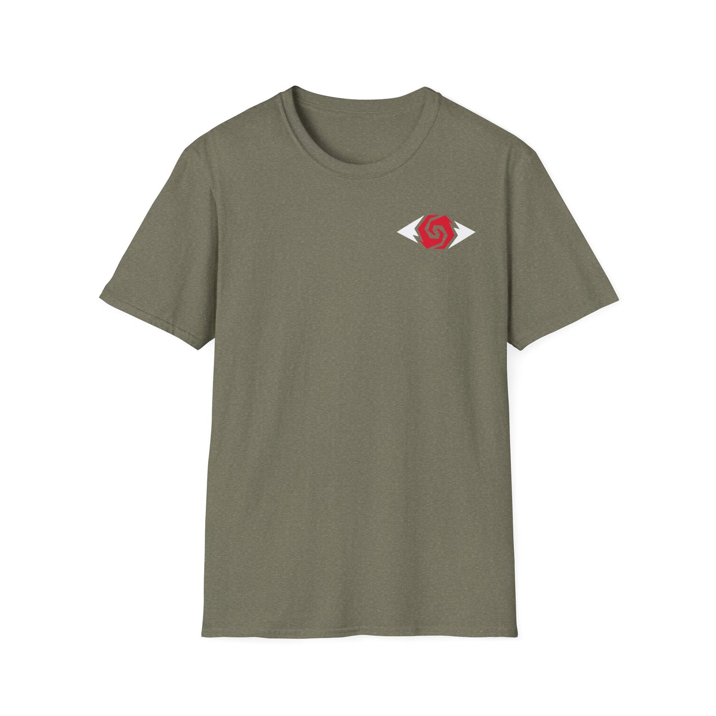 Illuminati - White/Ruby Eye Logo Tee