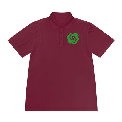 Illuminati -  Emerald Butt Polo Shirt (Embroidery)