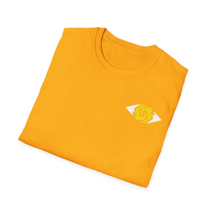 Illuminati - White/Amber Eye Logo Tee