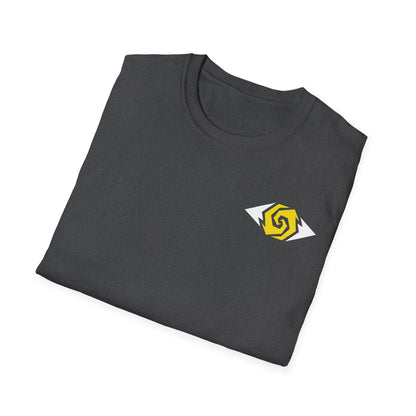 Illuminati - White/Amber Eye Logo Tee