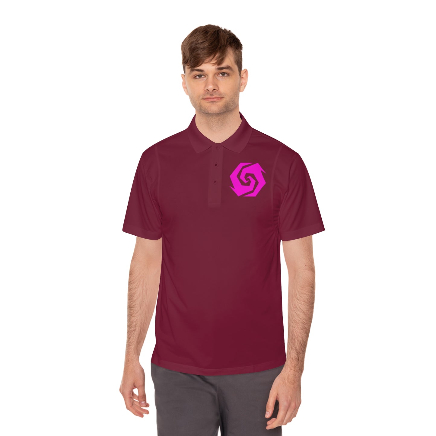 Illuminati -  Labradorite Butt Polo Shirt (Embroidery)