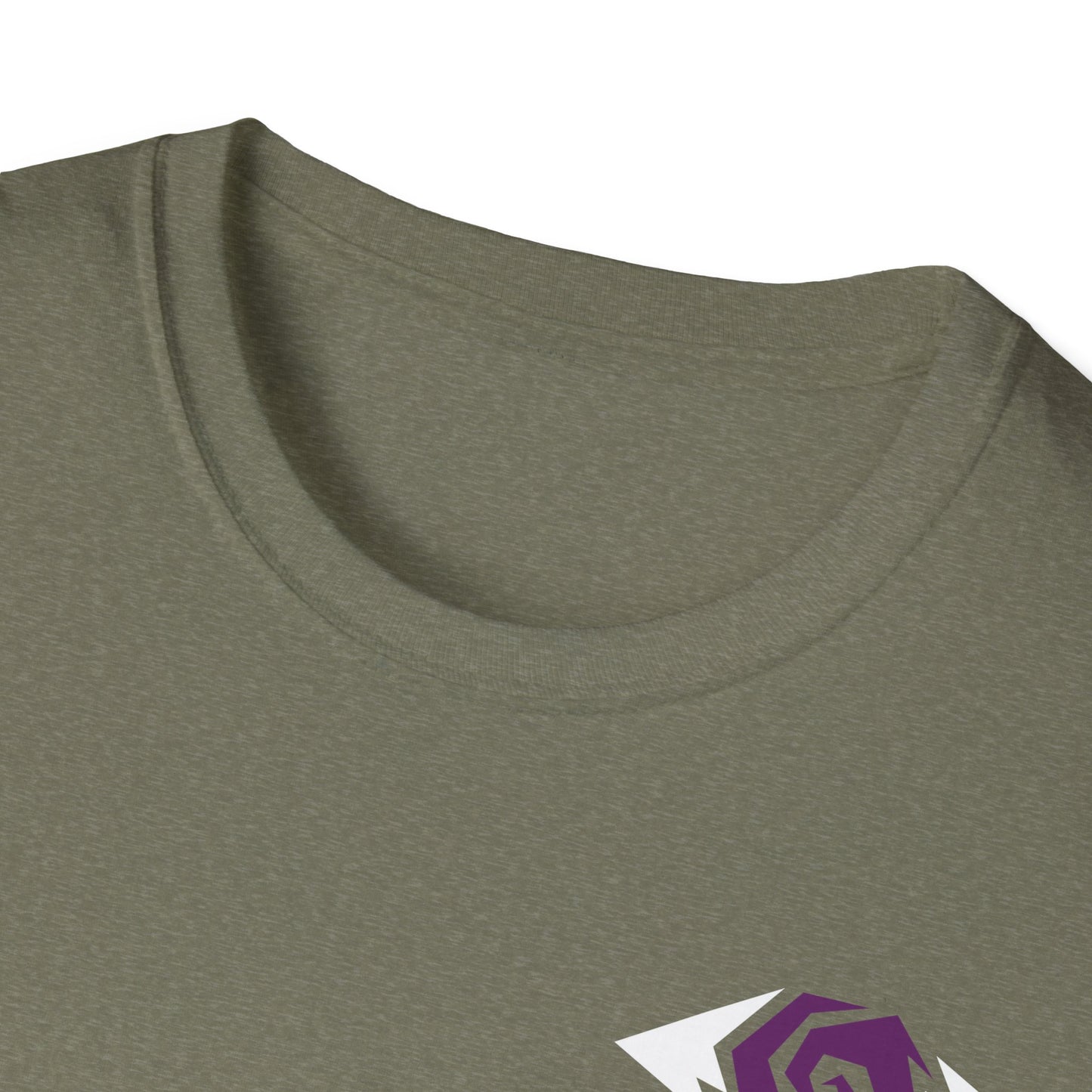 Illuminati - White/Amethyst Eye Logo Tee
