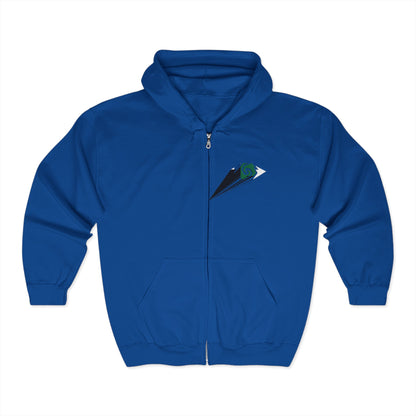 Illuminati - Eco-Friendly Unisex Full Zip Hoodie with Unique Logo