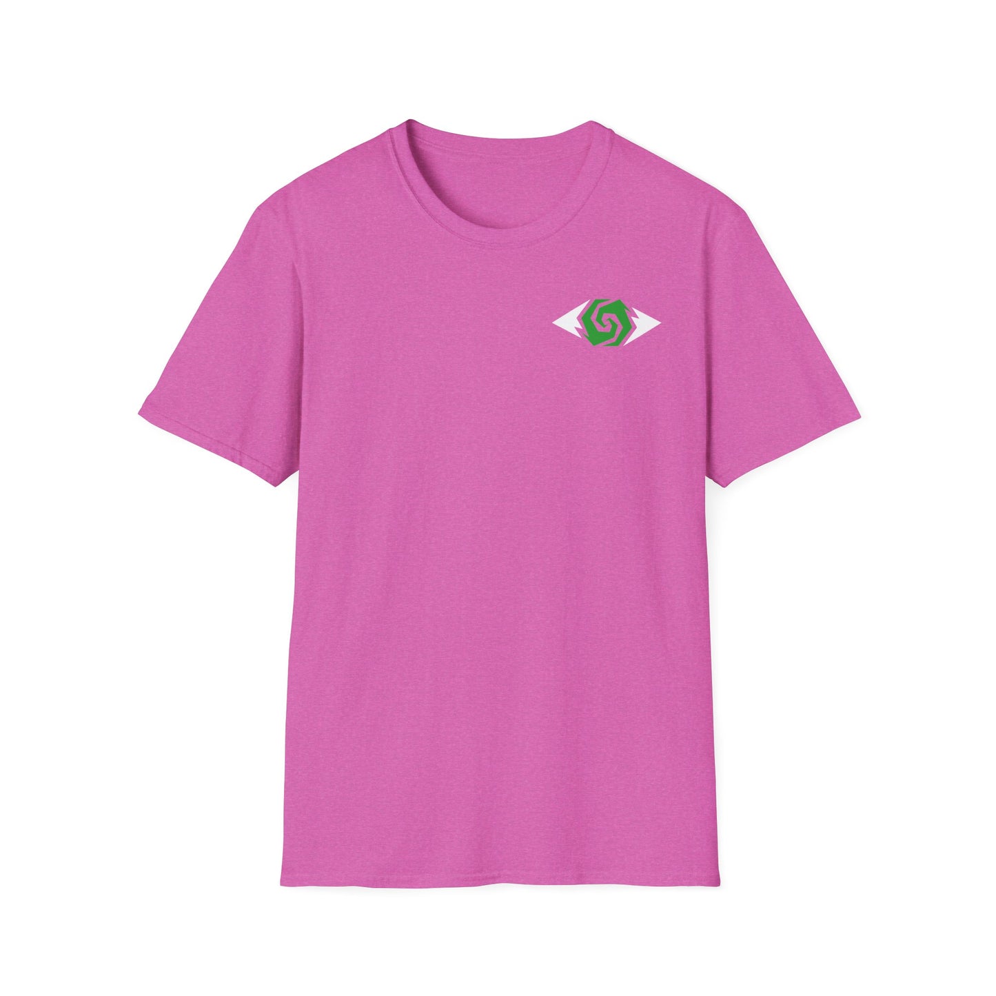 Illuminati - White/Emerald Eye Logo Tee