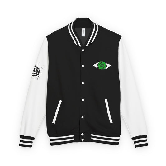 Unisex Letterman Jacket with Illuminati Design, Stylish Outerwear, Perfect for Casual Wear, Unique Gift for Fans, Trendy Streetwear
