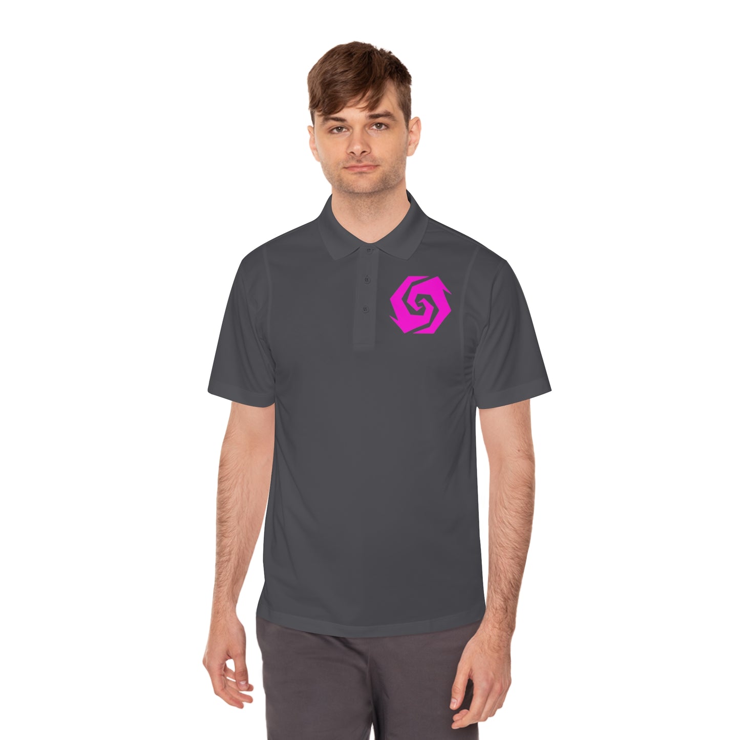 Illuminati -  Labradorite Butt Polo Shirt (Embroidery)