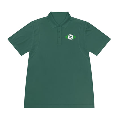 Illuminati -  Emerald/White Eye Polo Shirt (Embroidery)