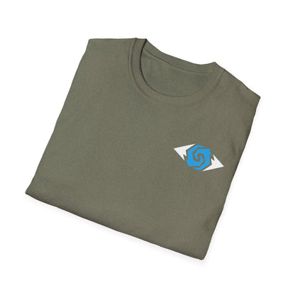 Illuminati - White/Sapphire Eye Logo Tee