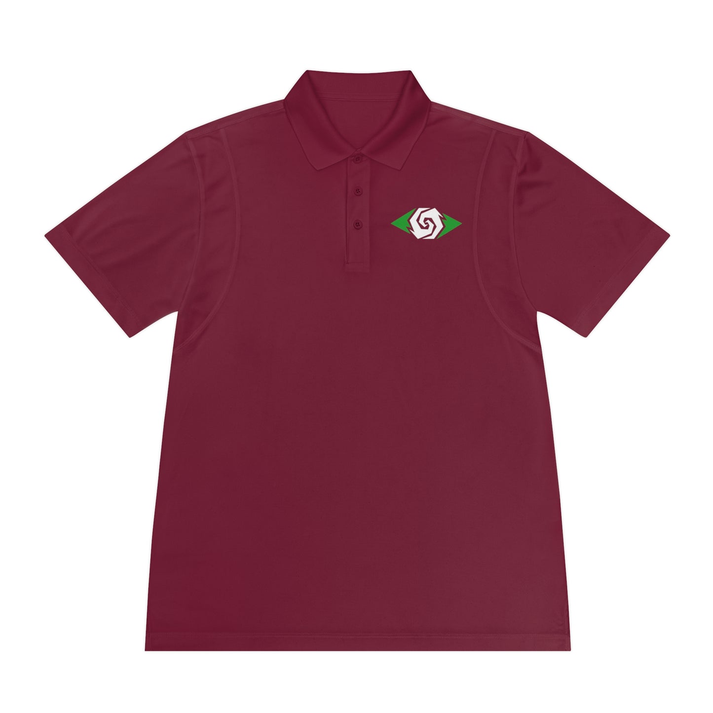 Illuminati -  Emerald/White Eye Polo Shirt (Embroidery)