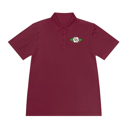 Illuminati -  Emerald/White Eye Polo Shirt (Embroidery)