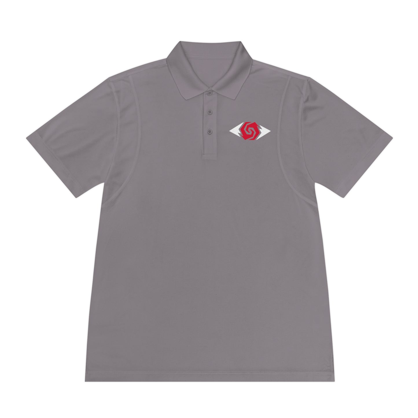 Illuminati -  White/Ruby Polo Shirt (Embroidery)
