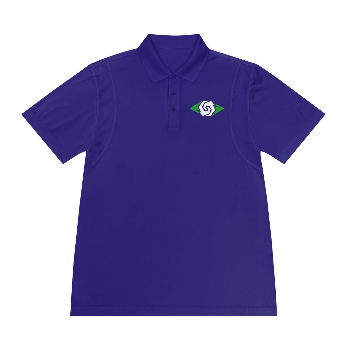 Illuminati -  Emerald/White Eye Polo Shirt (Embroidery)