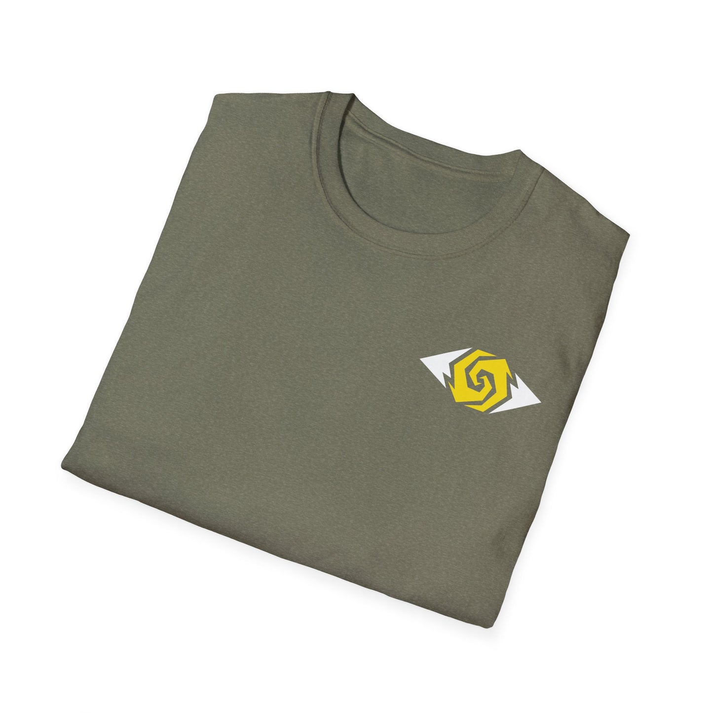 Illuminati - White/Amber Eye Logo Tee