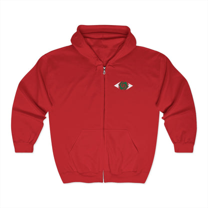 Illuminati - Eco-Friendly Unisex Full Zip Hoodie with Unique Logo