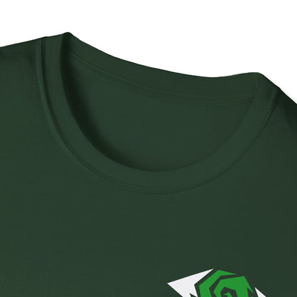 Illuminati - White/Emerald Eye Logo Tee