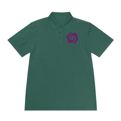 Illuminati -  Amethyst Butt Polo Shirt (Embroidery)